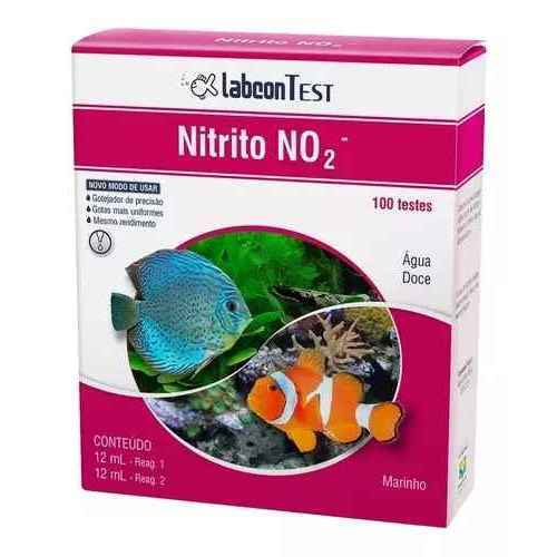 Alcon Teste Labcon No2 12ml/12ml Nitrito Agua Doce E Salgada (100 Testes)