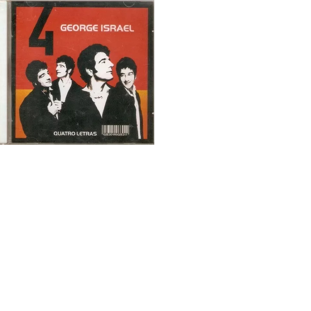 Cd George Israel 4 Quatro Letras 2004 - Lacrado