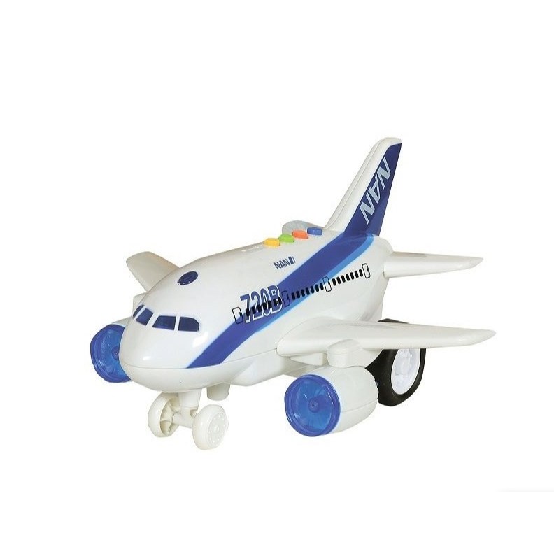 Avião de Brinquedo com Luz e Som 1:16 - Shiny Toys em Oferta na Shopee