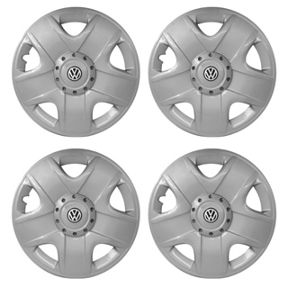 Jogo Calota Aro 15 Adaptável Gol Fox Polo 2009 2010 Prata - 4 Peças em Oferta na Shopee