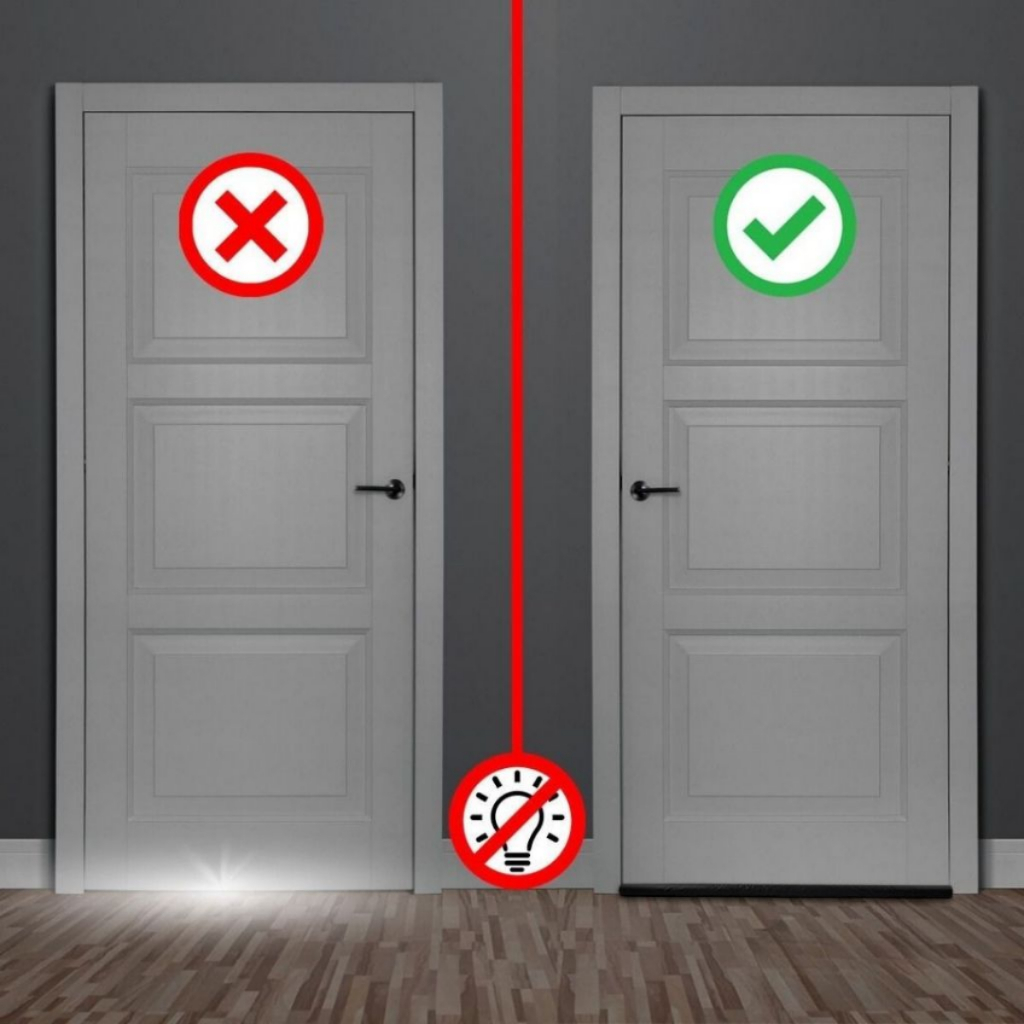 Veda Porta Protetor Rolinho Impermeável 80cm 90cm 100cm Vedação De Porta Duplo