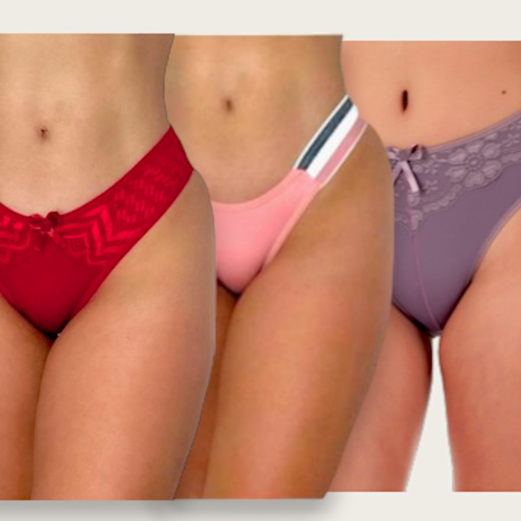 KIT 10 Calcinhas Calcinha Atacado Lingerie Feminina Langerie Confortável
