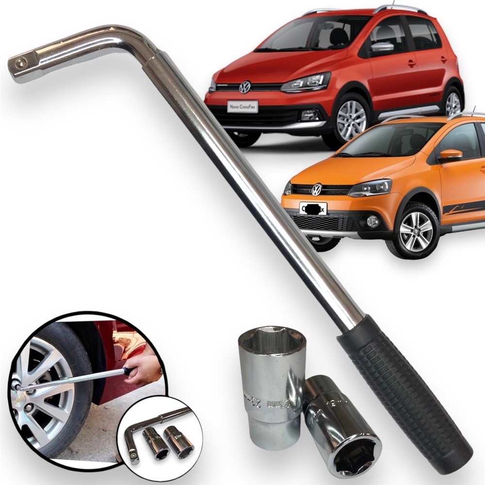 Chave De Roda L Extensível Telescópica Vw Cross Fox Todos