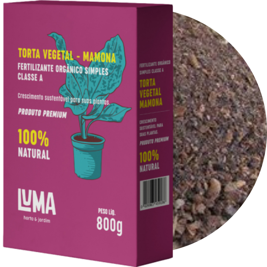 Fertilizante Torta De Mamona 800g Luma