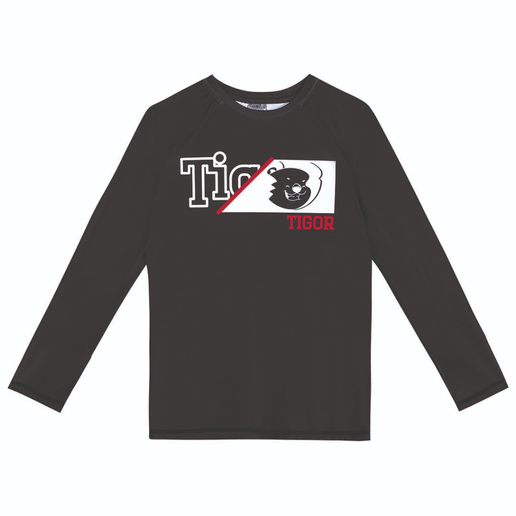 Camiseta Manga Longa Com Proteção UV Menino Tigor em Oferta na Shopee