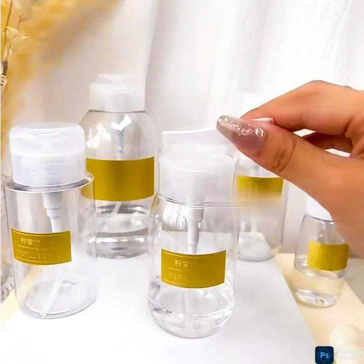 Frasco Pump Dosador Para Acetona - Água Micela_ Tõnico 200ml Lançamento em Oferta na Shopee
