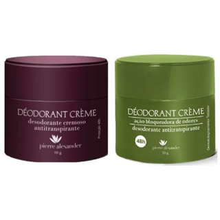Pierre Alexander Desodorante em Creme Kit Tradicional + Bloqueador de Odores em Oferta na Shopee