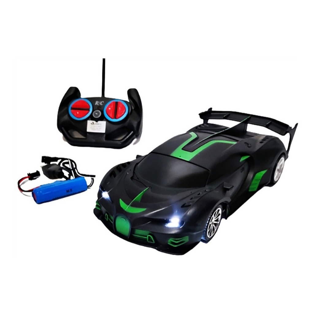 Carrinho de Controle Remoto Recarregável Esportivo Competição Ferrari Lamborghini Bugati  Velocidade