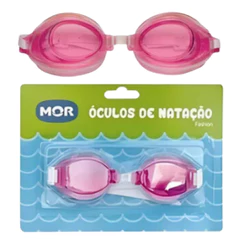 Óculos De Natação Marca Mor Fashion Infantil Criança Piscina Mar Com Tira Regulável