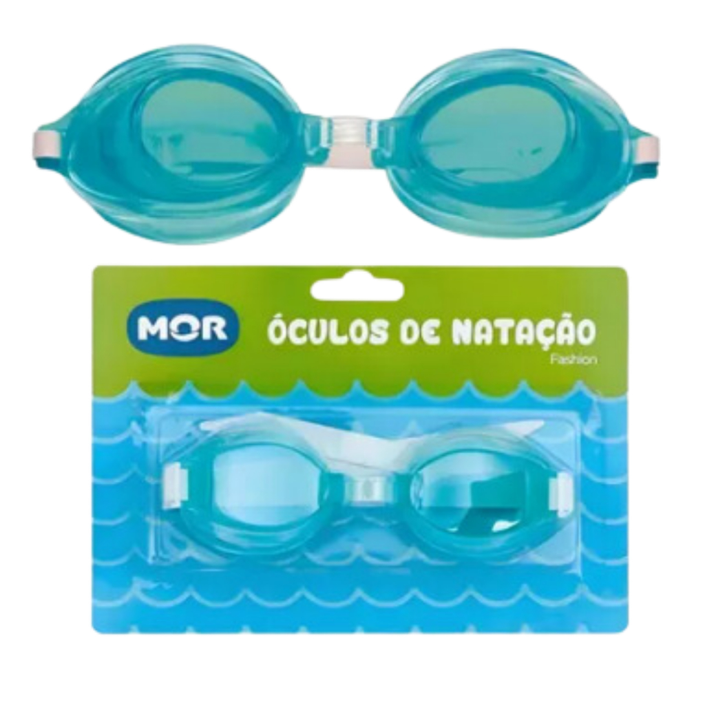 Óculos De Natação Marca Mor Fashion Infantil Criança Piscina Mar Com Tira Regulável em Oferta na Shopee