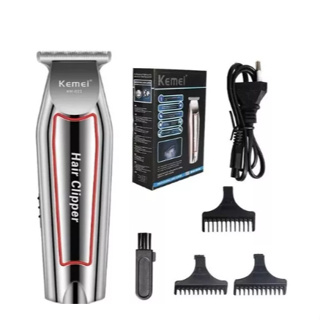 Maquina Corta Cabelo Kemei Acabamento Km-032 Lâmina Titânio em Oferta na Shopee