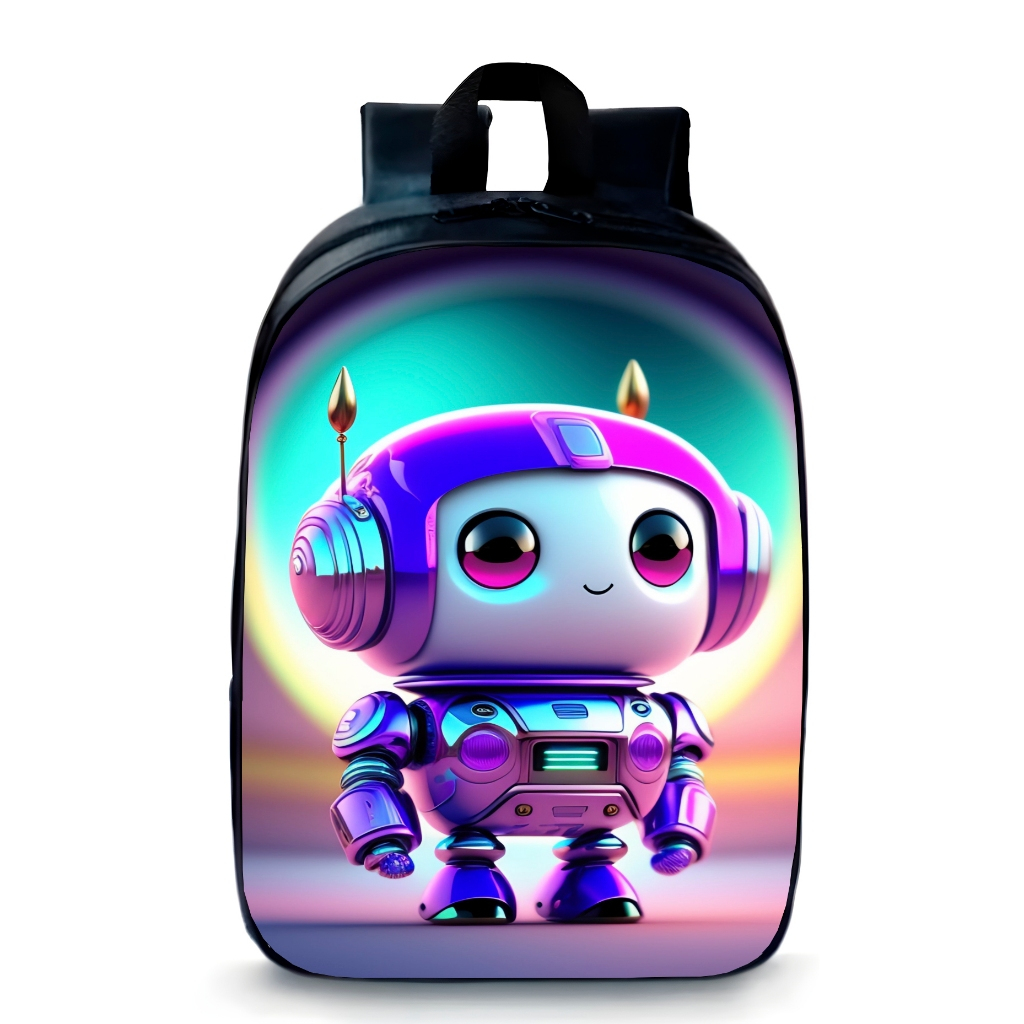 Mochila Pequena Pré-escolar Mini robô moda infantil creche promoção