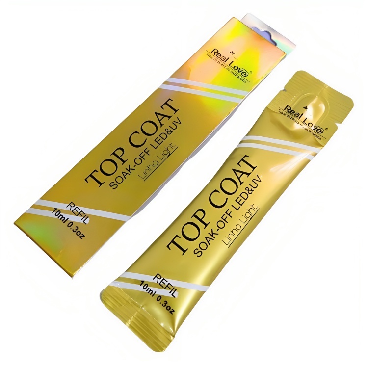 Kit 2 Refil Top Coat 10 ML - Real Love