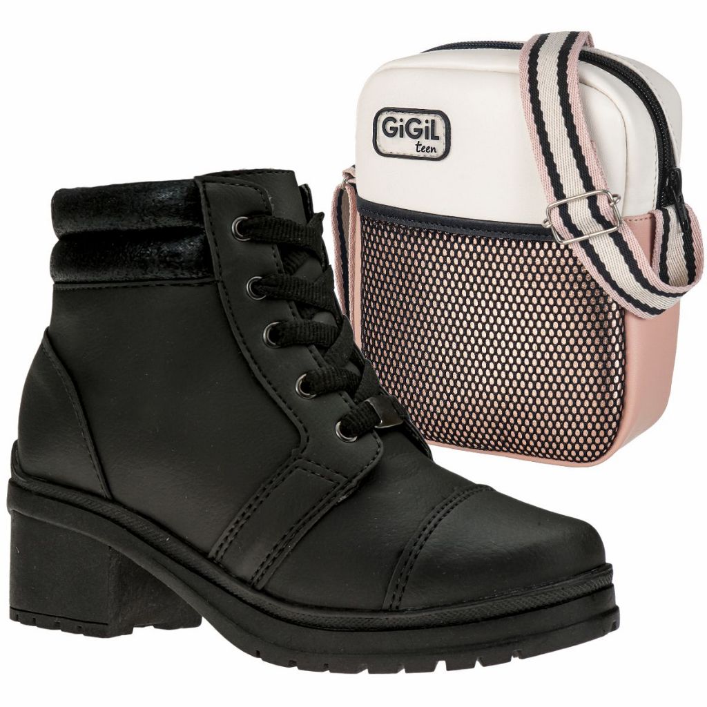 Bota Feminina Infantil com Salto - Comprar com Melhor Preço em Botas