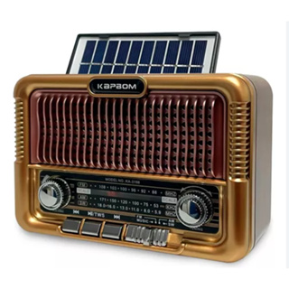 Rádio Am Fm Retrô Radinho Portátil Vintage Caixa Som Bluetoth em Oferta na Shopee