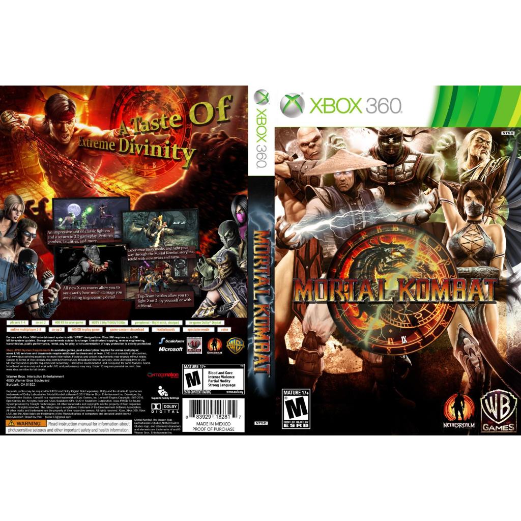 Mortal Kombat P/ XBOX360 (LTU/LT/JTAG/RGH)