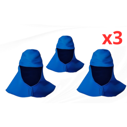 Kit 3 Touca Helanca Tipo Árabe Com Velcro