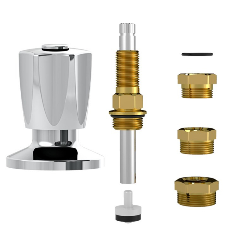 Kit Reparo Salva Registro Pressão Chuveiro C/ Acabamento Cromado C-50 064 6620