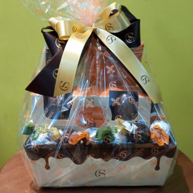 Cesta de Chocolates Cacau Show para Presente (9 Chocolates)