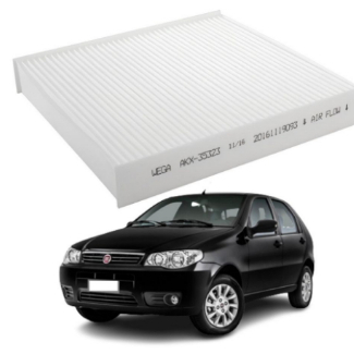 FILTRO CABINE AR CONDICIONADO FIAT PALIO 1.4 8V 12/ GRAND SIENA 1.4/1.6 8/16V 12/ MOBI 1.0 FIREFLY 16/ FIORINO FURGAO 1.4 8V 14/ ARGO 1.0/1.3/1.8 17/ CRONOS 1.3/1.8 17/ PULSE TURBO 200 FLEX 1.0/ DRIVE 1.3 21/ ORIG 51836363/ 51842923/ K68096 WEGA AKX35323