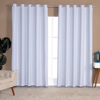 Cortina Blackout Tecido Corta Luz Deluxe Para Escritório, Sala e Quarto 2.80 m x 2.30m Grande