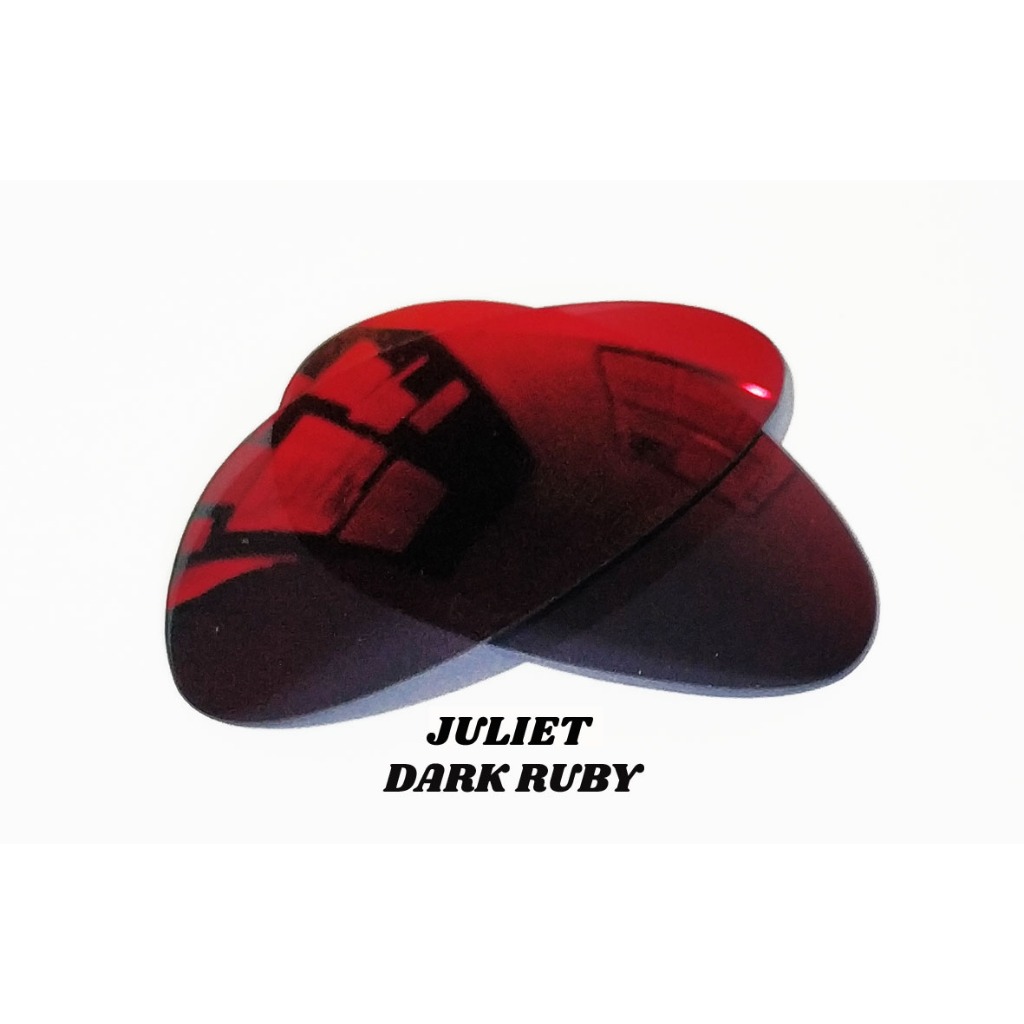 LENTE JULIETE VERMELHA DARK RUBY ESPELHADA POLARIZADA COM PROTEÇÃO UV UVA 400