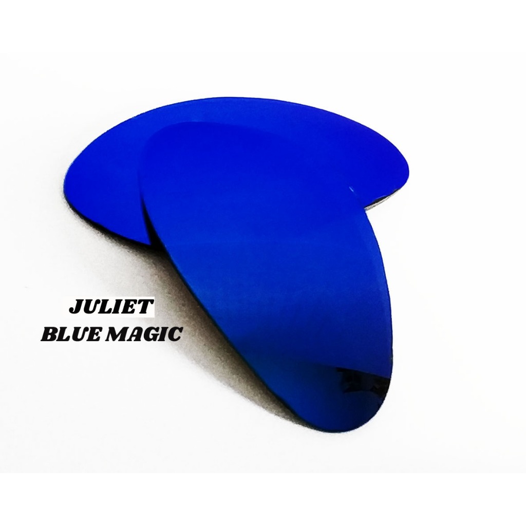 LENTE JULIETE AZUL ESCURO BLUE MAGIC ESPELHADA POLARIZADA COM PROTEÇÃO UV UVA 400