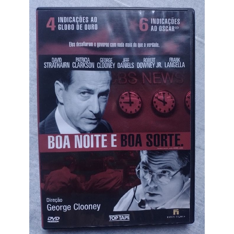 DVD Boa Noite e Boa Sorte (Dublado e Legendado)