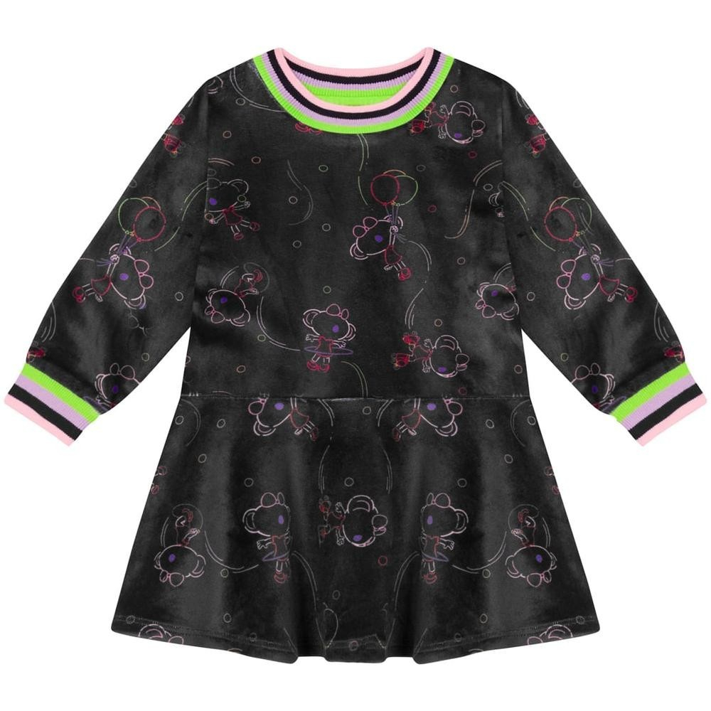 Vestido Bebê Manga Longa Lilica em Oferta na Shopee