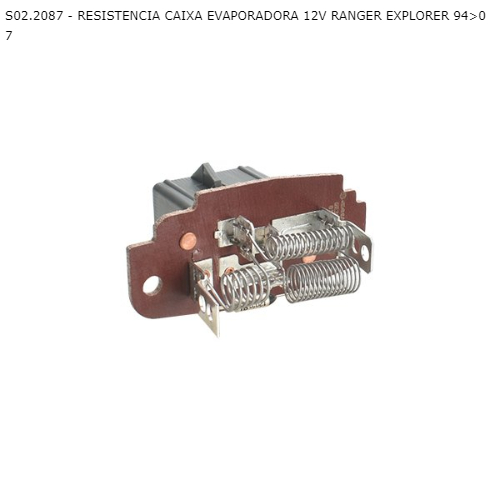 RESISTENCIA CAIXA EVAPORADORA 12V RANGER EXPLORER 94>07
