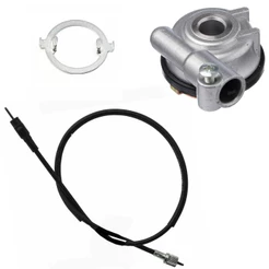 Kit Engrenagem Caracol Velocímetro Cabo Trava Cg Titan125 2000 A 2008 Freio Disco
