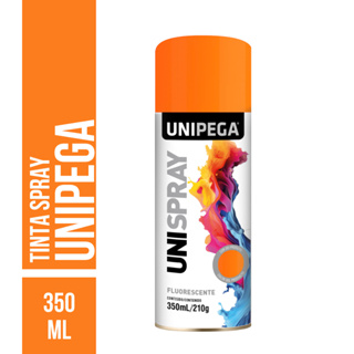 Tinta Spray Fluorescente 350ml/210g Unipega em Oferta na Shopee