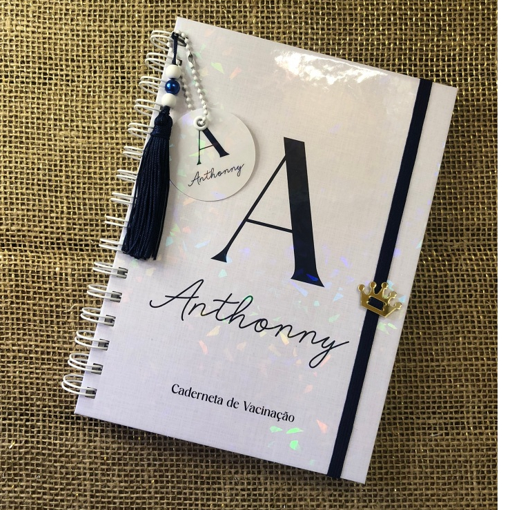 Caderneta de Saúde Infantil Personalizada A5 | SUS Atualizado | Capa Dura |  Clean Menino em Oferta na Shopee