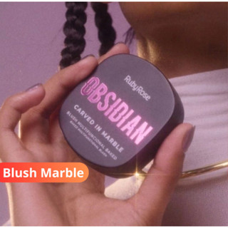 Blush Multifuncional Carved In Marble Obsidian Ruby Rose LANÇAMENTO em Oferta na Shopee