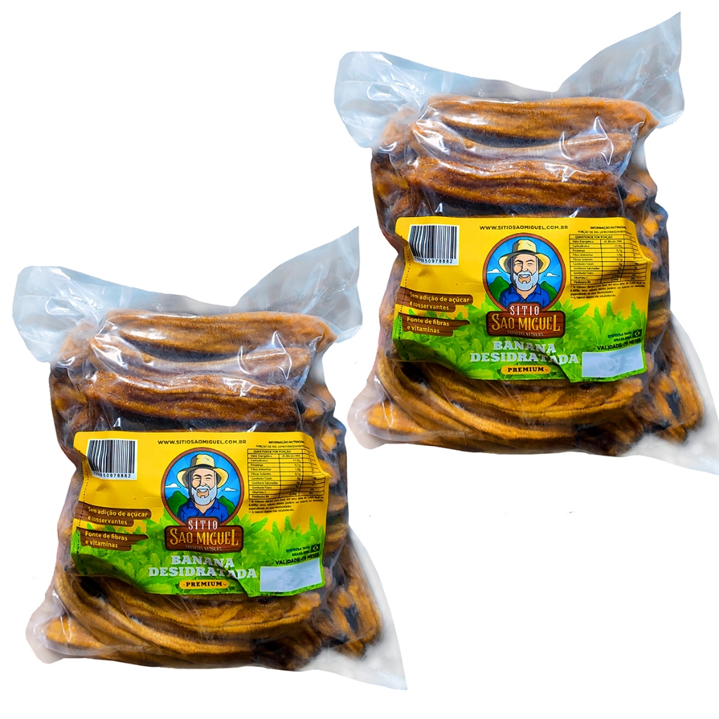 02 kg Banana Passa Sem Adição de Açucar e Conservantes - Compre Direto do Produtor Rural em Oferta na Shopee