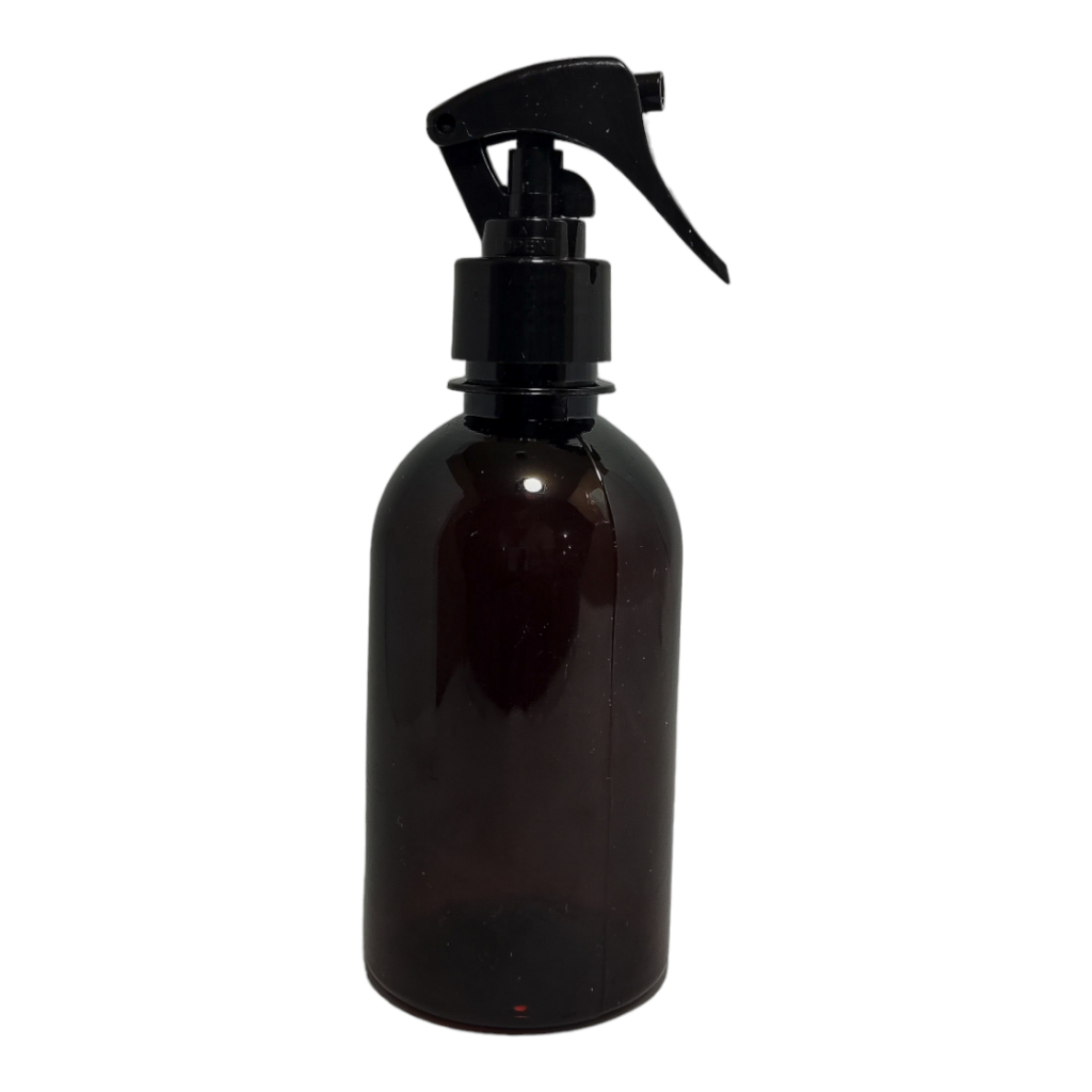 Frasco Pet 250ml Âmbar - Extra resistente - Organizador Multiuso - Achadinho Spray