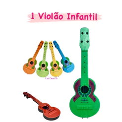 1 Violão Violinha Viola Plástica Brinquedo Musical Infantil