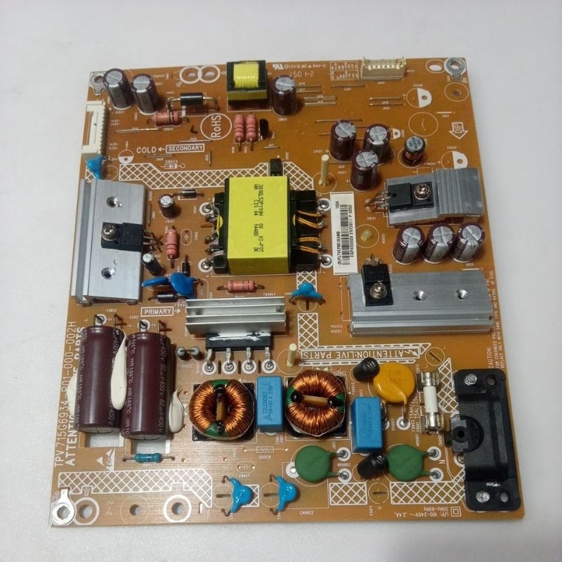 placa fonte tv philips 40pfg5100/78 cód 715g6934-p01-000-002h