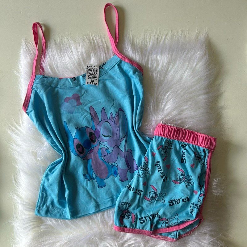 Baby doll ADULTO estampado personagens Minnie Nutella Stitch