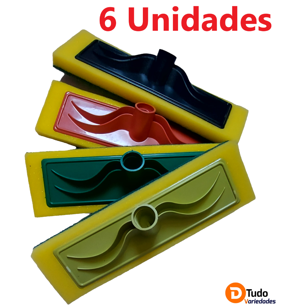 Kit 6 Unidades de Lava Azulejo, Rodo Abrasivo rodo de limpeza em Oferta na Shopee