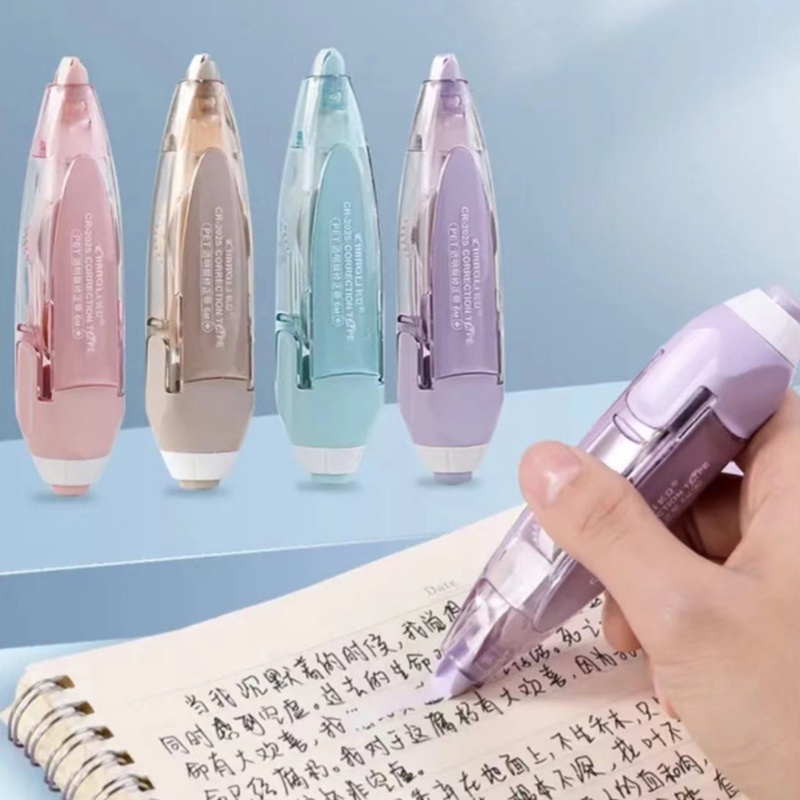 Fita Corretiva Retrátil  5mmx5m Escolar Corretivo em Fita Cis Fita corretiva escolar/ escritório em Oferta na Shopee