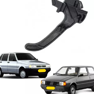 ALAVANCA INTERNA DE ABERTURA CAPO FIAT UNO 84/13 MILLE 85/13 PREMIO 85/04 ELBA 86/96 FIORINO 84/13 TEMPRA 91/98 PLASTICO PRETO SEM CABO ORIGINAL 50017651 INJETPLAST 48
