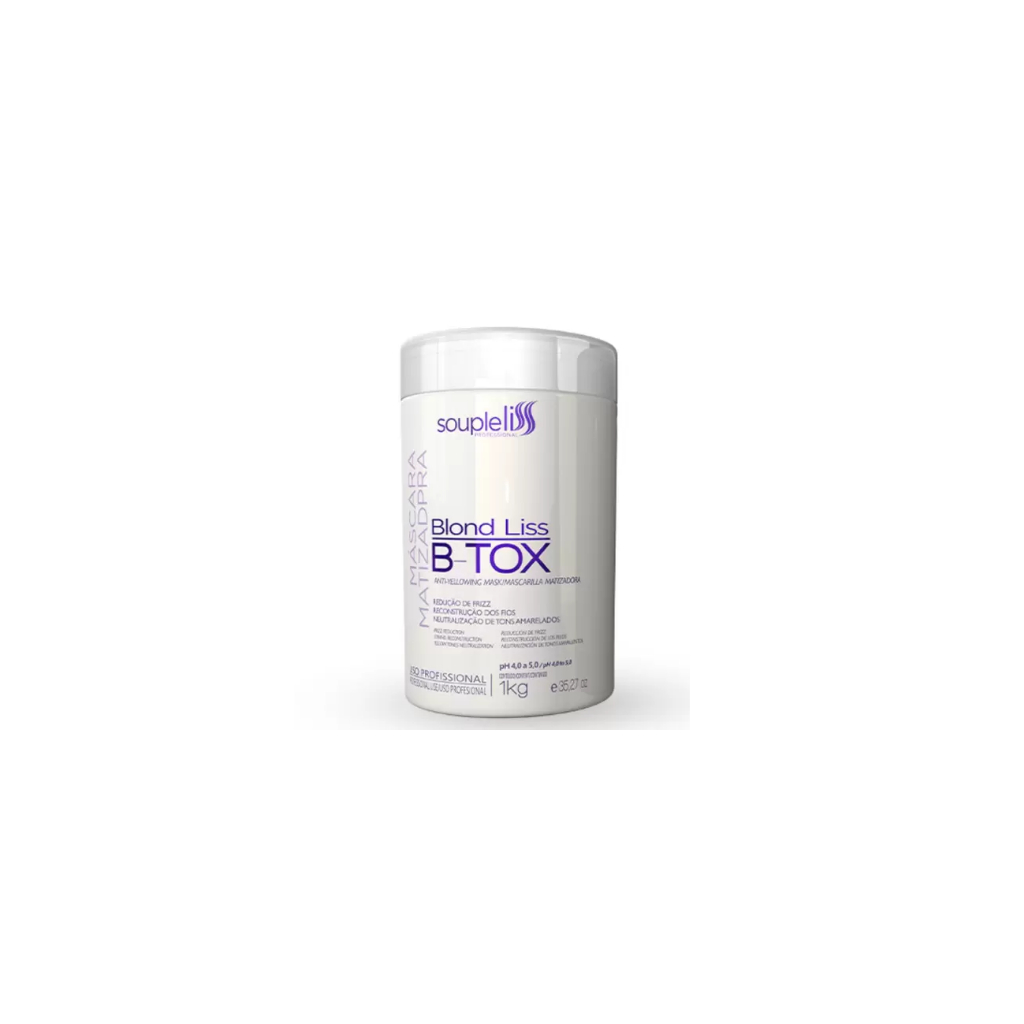 Blond Liss B-TOX máscara matizadora botox souple liss 1 kg