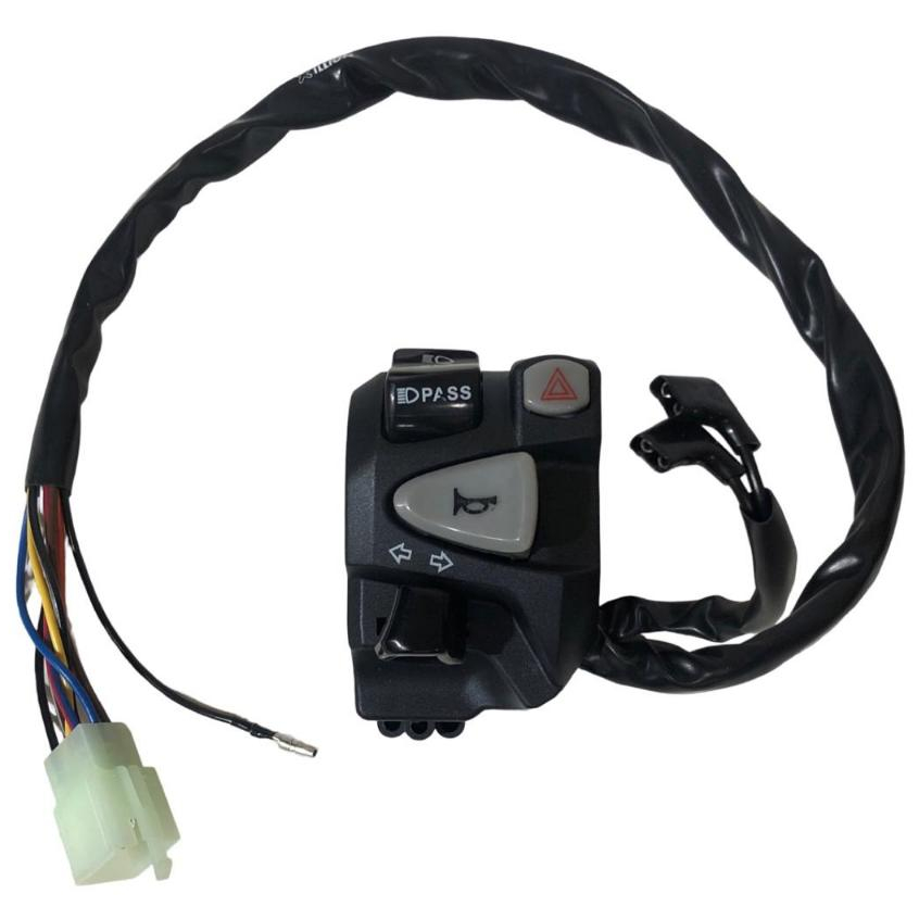 Punho Luz Fan Start Titan 150/160 Pisca Alerta + Lampejador Modelo nc 750 .