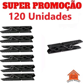 Kit 120 Unidades Prendedor plástico P cod:001 em Oferta na Shopee