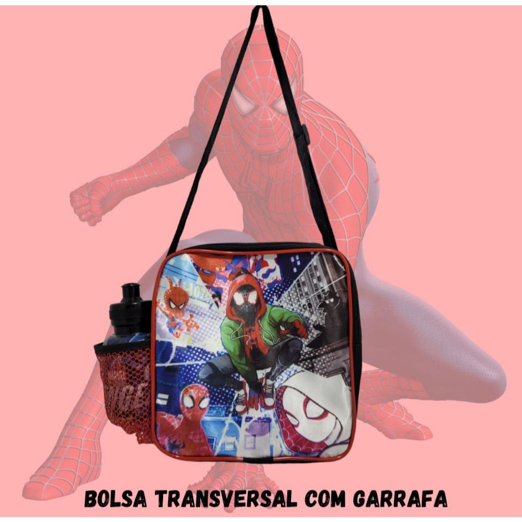 Kit Bolsa transversal + Squiizz Advengers 300 ml