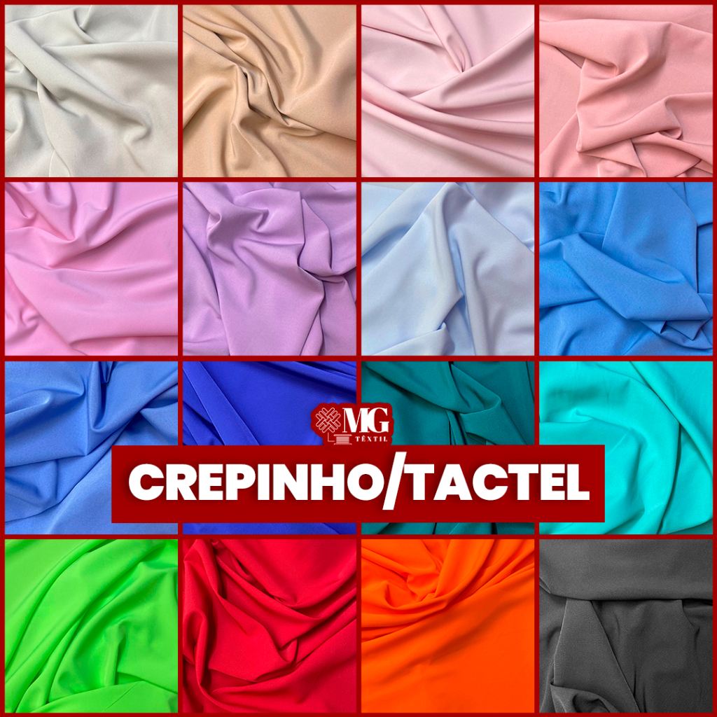 Tecido Tactel Liso com Elastano