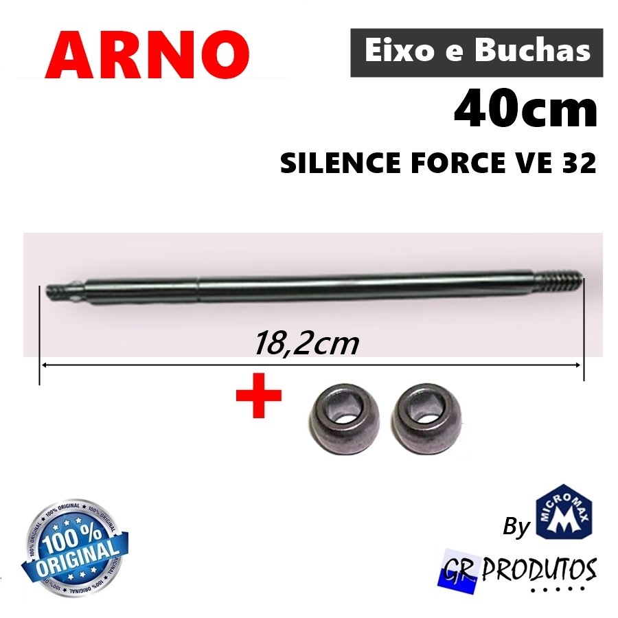 Eixo e Buchas ARNO Ventilador 40cm TURBO SILENCE FORCE VE 32