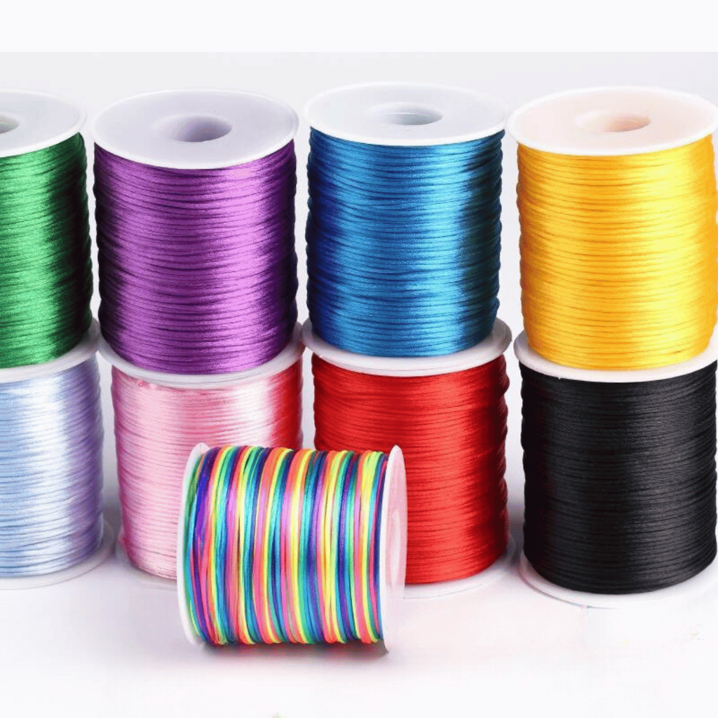 Rabo de Rato 2mm Fio de Seda Cordão de Cetim Acetinado Cores 50 Metros em Oferta na Shopee