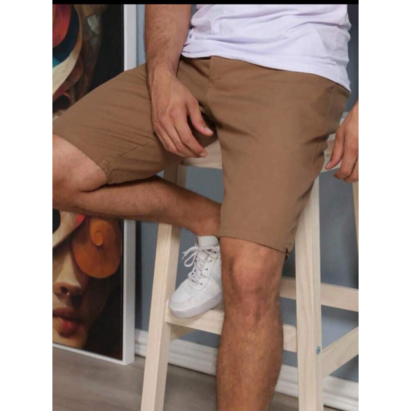 Kit  Bermudas Masculinas De Sarja ColoridaJeans